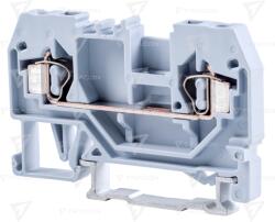 TRACON Clemă şir industrială de fază, cu arc, pe şină, gri 800V 24A 0.08-2.5 mm2 2P (TSKC2,5)
