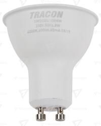TRACON Sursă spot cu LED SMD, carcasă din mat. plastic, cu LED SAMSUNG 230V, 50Hz, GU10, 8W, 720lm, 4000K, 120°, SAMSUNG chip, EEI=F (SMDSGU108NW)