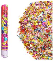 Cyrax Tub de Confetii, Eliberare prin Rasucire Multicolor (137771)