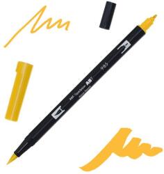 Tombow abt dual brush pen kétvégű filctoll - 985, chrome yellow