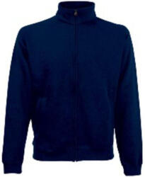 Fruit of the Loom FN08 cipzáras galléros pulóver, CLASSIC SWEAT JACKET, Deep Navy - L (FN083908)