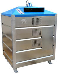  1500 literes szelektív alsó ürítésű hulladékgyűjtő papíroknak 1170x982x1682 mm (07-3930-1)