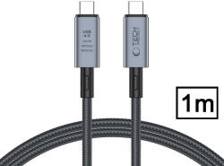 Tech-Protect USB Type-C - USB Type-C adat- és töltőkábel - Tech-Protect Ultraboost USB 4.0 / 8K / 40 Gbps / PD240 Cable - 240W - szürke - rexdigital - 7 021 Ft