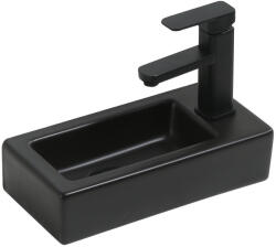 Welland Y9272 fali mosdókagyló - 37 x 18 cm (fekete) (Y9272-M001)