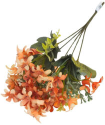  Dalmát harangvirág csokor hamvas barack - virágdekorációhoz és koszorúhoz