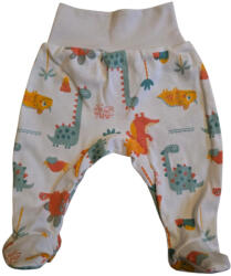  Pocaknadrág pamut, mintás - Fehér Dínó/56 (509444)