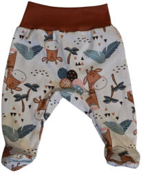  Pocaknadrág pamut, mintás - Zsiráf/56 (754403)