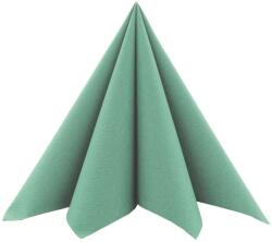 Mank Textilhatású egyszínű szalvéta 40x40 cm 50 lap/csomag - eukaliptusz