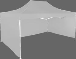 Expodom Gyorsan összecsukható sátor 3x4, 5m - alumínium, 3 oldalfal, Szürke / antracit