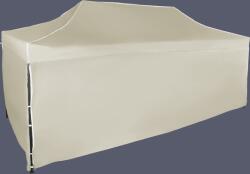 Expodom Gyorsan összecsukható sátor 3x6m - acél, 4 oldalfal, Bézs