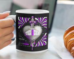  Egyedi neves páros szív bögre