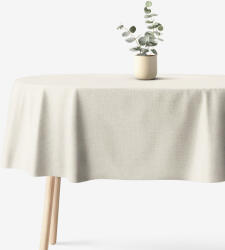 Goldea ovális pamut terítő - világos vászonszövésű 140 x 180 cm