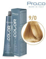 Pro.co Vopsea de par 9/0 Blond foarte deschis 100ml Pro. co