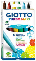 GIOTTO Filctoll GIOTTO Turbo Maxi vastag 6db-os készlet (4530 00) - kreativjatek