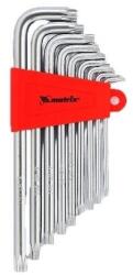 MTX Комплект ключове инбусни torx, 9 бр. : t10-t50, дълги, сатенирани mtx
