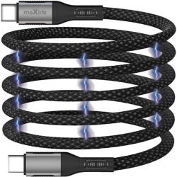 Maxlife MXUC-11 Type-C - Type-C kábel 100W 1m - fekete