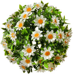 Clayre & Eef Sfera decorativa Margarete artificiala Ø 17 cm (6PL0324S)