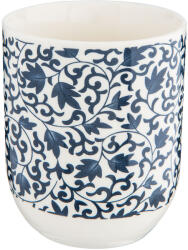 Clayre & Eef Set 6 cani portelan albastru alb 6x8 cm, Blue, 100 ml (6CEMU0005)