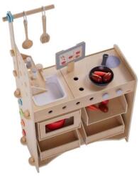 HABA Creative Play 3în1 Bucătărie din lemn, magazin și atelier (2011830001) Bucatarie copii