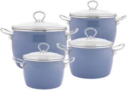 Altom Design Set oale Balbina blue, emailate, 8 piese, cu inductie
