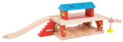 Bigjigs Toys Statie supraterana - BigJigs (BJT237) Trenulet