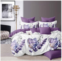 Talo Lenjerie pat dublu, bumbac finet, 6 piese, cearceaf normal 220x240cm, cearceaf pilota 200x220cm, 2 fete de perna 50x70, 2 fete de perna 70x70-A1170 (A1170) Lenjerie de pat