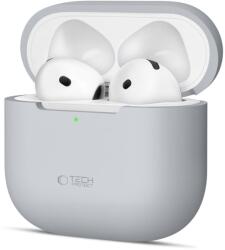 Tech-protect Husa Tech-protect Silicone Apple Airpods 4 Crayon Grey