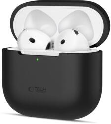 Tech-protect Husa Tech-protect Silicone Apple Airpods 4 Black