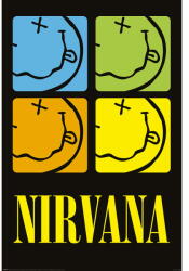 NNM Плакат NIRVANA - Happy Face SQUARES - PP35032