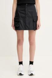 adidas Originals szoknya Cargo Miniskirt fekete, mini, harang alakú, JJ3087 - fekete 34