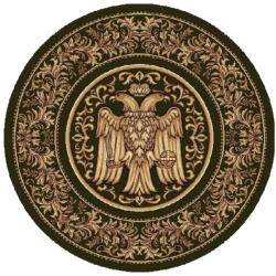 LOTOS Covor Lotos, Model Bisericesc, 15032, Verde, Rotund, Diverse Dimensiuni, 1800 gr mp (2211698723302) Covor