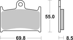 BREMBO Set placute frana BREMBO 07SU14SA (07SU14SA)