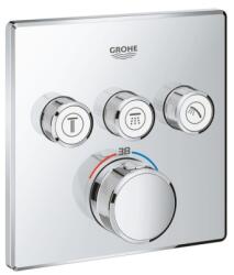 GROHE Grohtherm Smartcontrol Termosztát Falsík Mögötti Telepítéshez, 3 Fogyasztóra Króm