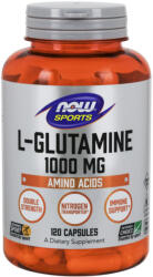 NOW l-glutamine kapszula 1000mg 120 db - biogo