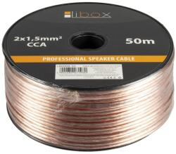 Libox Kabel głośnikowy 2x1, 50mm LB0008-50 audio kábel 50 M Átlátszó (LB0008-50) - easy-shop