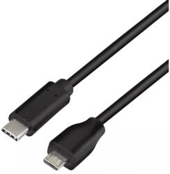 LogiLink CU0197 USB kábel USB 2.0 1 M USB C Micro-USB B Fekete (CU0197)