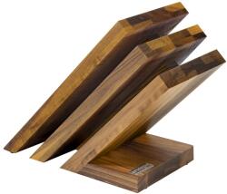 Arte Legno Artelegno Venezia - mágneses diófa késblokk - 3 elemes, 6 késhez (08/WL)