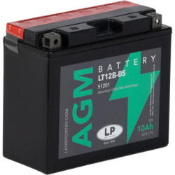 Landport AGM 10Ah 175A left+ LT12B-BS