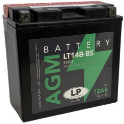 Landport AGM 12Ah 150A left+ LT14B-BS