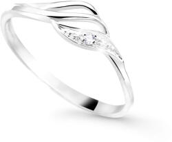 Cutie Jewellery Z8023-10-X-2 bájos gyűrű fehéraranyból cirkóniumkövekkel kirakva 55 mm