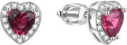 Beneto Csillogó szív fülbevalók AGUP1488S