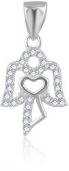 Beneto Ezüst medál cirkónium kövekkel Angyal AGH678