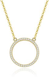 Beneto Aranyozott nyaklánc kerek medállal AGS1224/47-GOLD