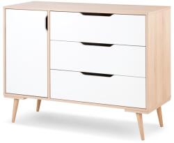 Little Sky Sofie White-Beech pelenkázóval kiegészíthető komód