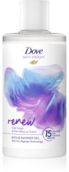 Dove Bath Therapy Renew tusoló- és fürdőgél Wild Violet & Pink Hibiscus 400 ml
