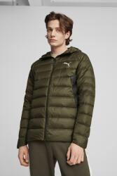 PUMA Puma, PackLITE szűk fazonú pihével bélelt télikabát, Fekete, Khaki, L (849355-70-L)