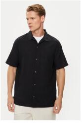 GAP Férfi ing, Gap, 304382550, Len/Pamut, M INTL, Fekete (0000304382550_M)