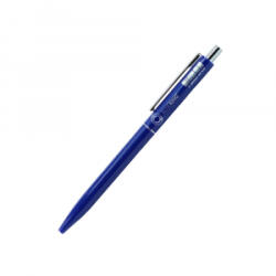 BLUERING Golyóstoll 0, 8mm, nyomógombos műanyag kék test, Z3, írásszín kék