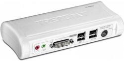 TRENDnet Switch KVM TRENDnet TK-204UK, 2 Porturi, DVI, USB (TK-204UK)