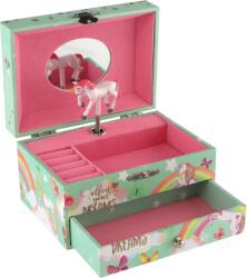Teddies Play felhúzható zenedoboz - egyszarvús ékszerdoboz